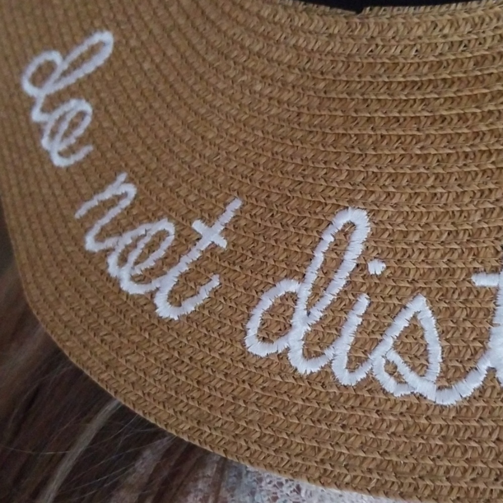 "Do Not Disturb" Floppy Hat - Picture 2 of 4
